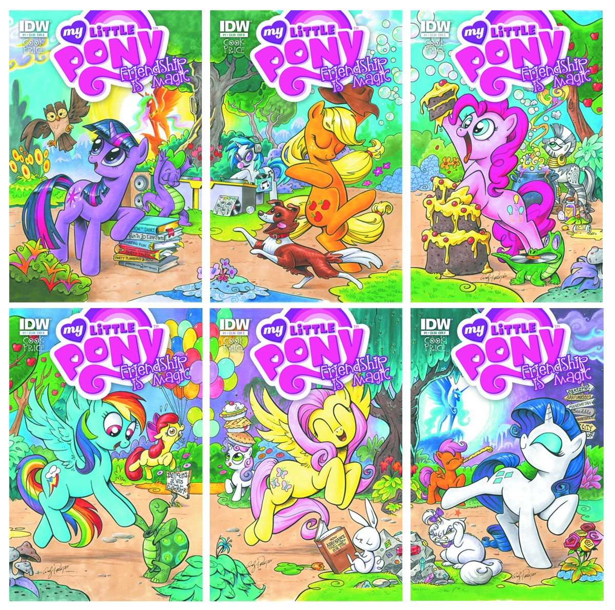 (USE OCT128391) MY LITTLE PONY FRIENDSHIP IS MAGIC #1 3RD PT