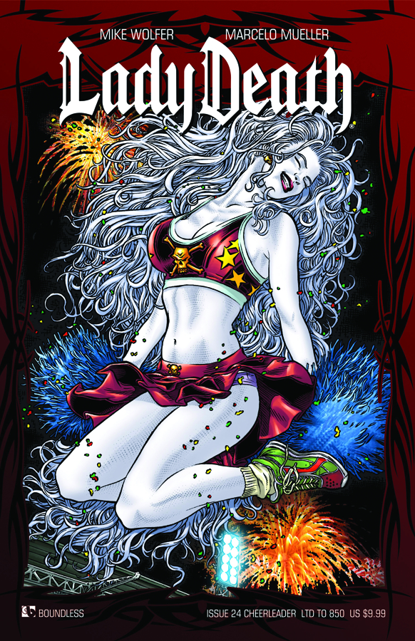 LADY DEATH (ONGOING) #24 CHEERLEADER CVR (RES) (MR)