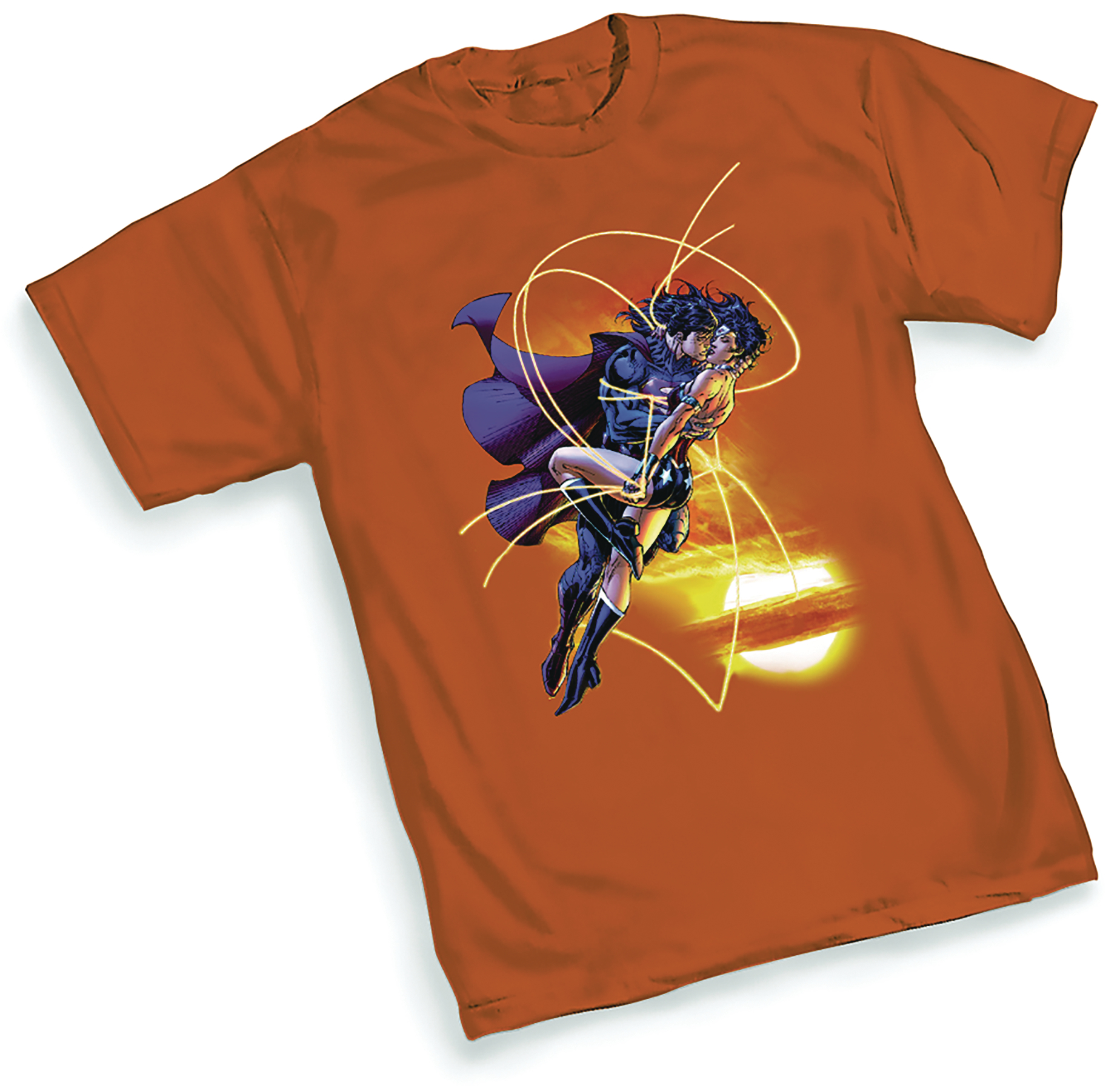 FEB131447 - JUSTICE LEAGUE KISS BY LEE T/S XL - Previews World