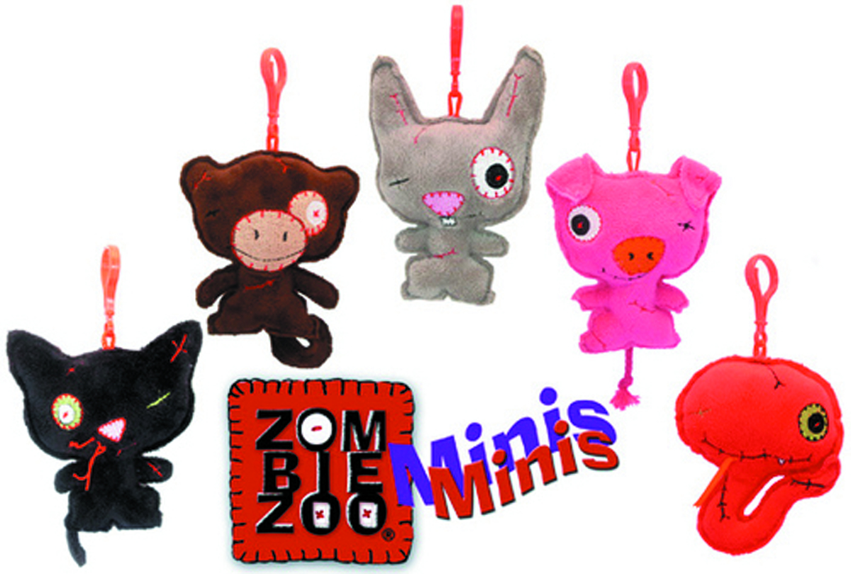 MAR131958 - ZOMBIE ZOO 4IN TOXIC MINI PLUSH - Previews World