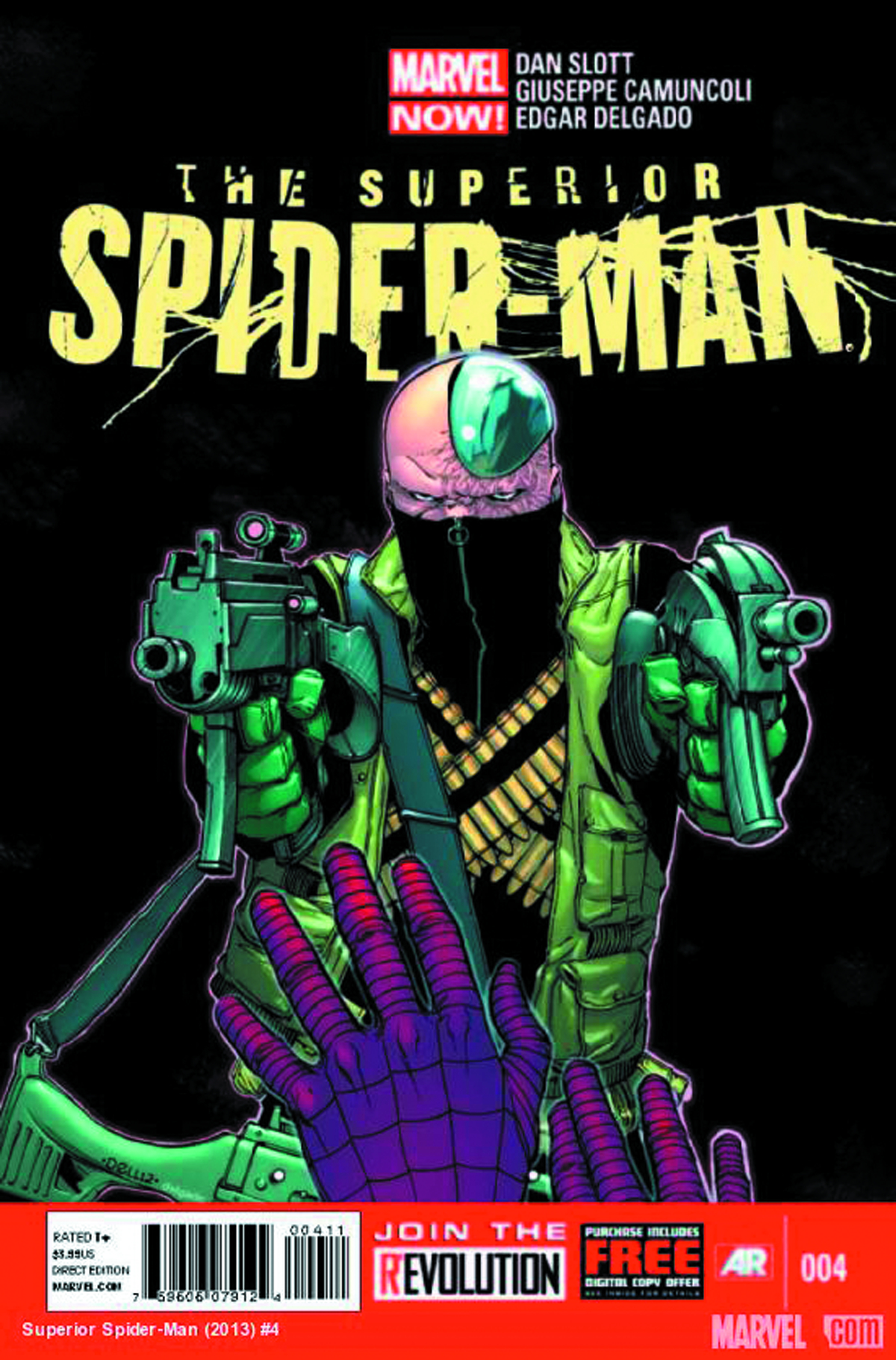 SUPERIOR SPIDER-MAN #4 2ND PTG CAMUNCOLI VAR NOW (PP #1065)