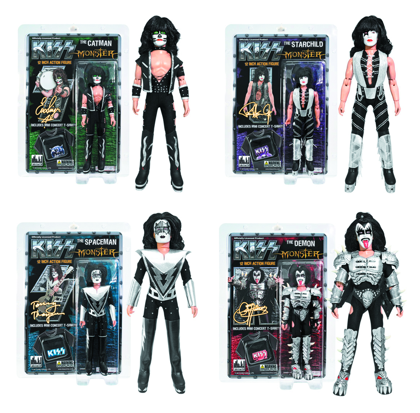 KISS 12 Inch Retro Style Action Figures Series Two The Starchild 