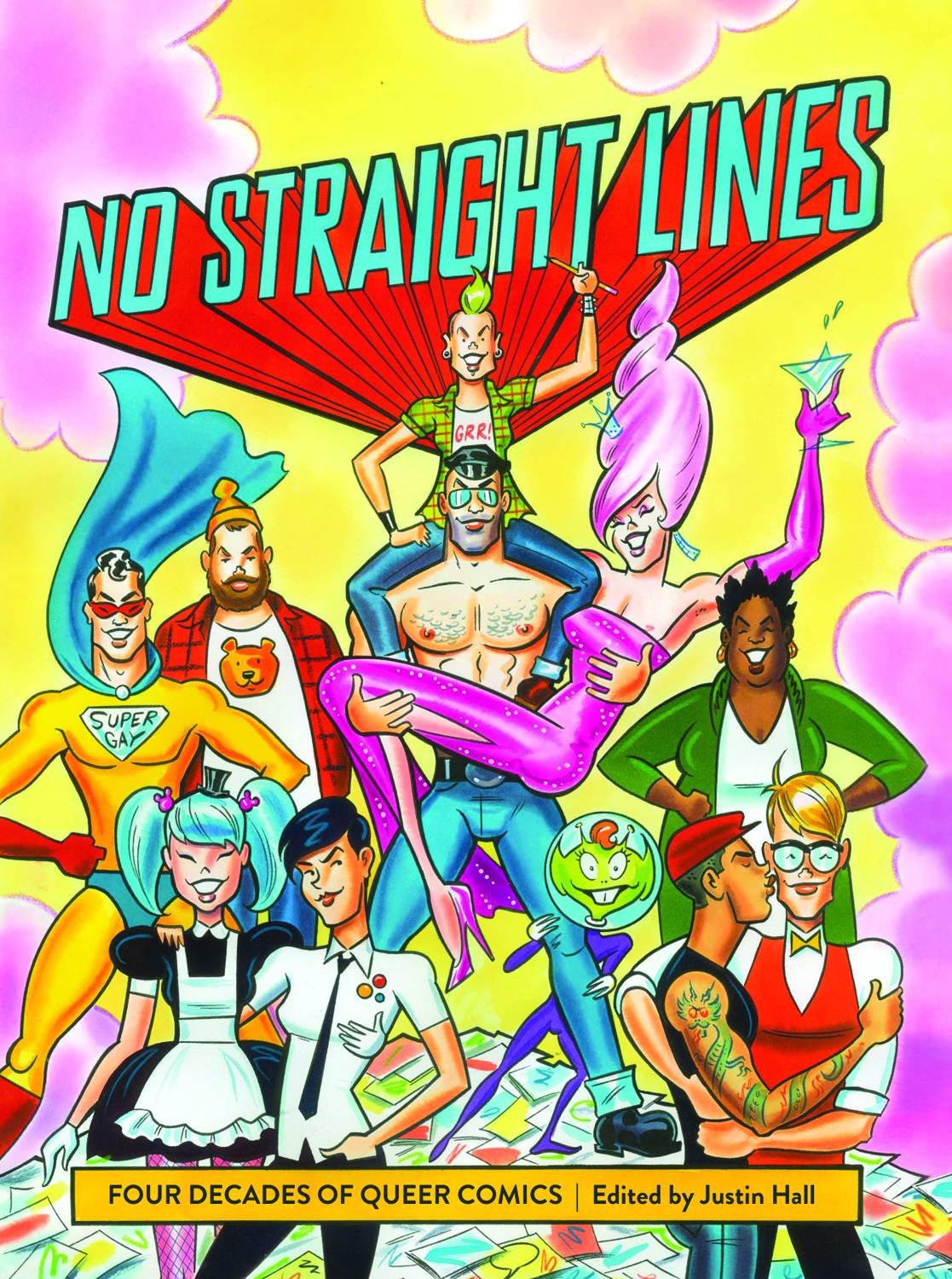 NO STRAIGHT LINES QUEER COMICS TP