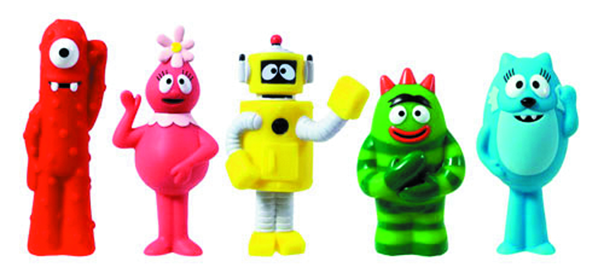 JUN131907 - YO GABBA GABBA 3-IN FIGURE 5PK CS - Previews World