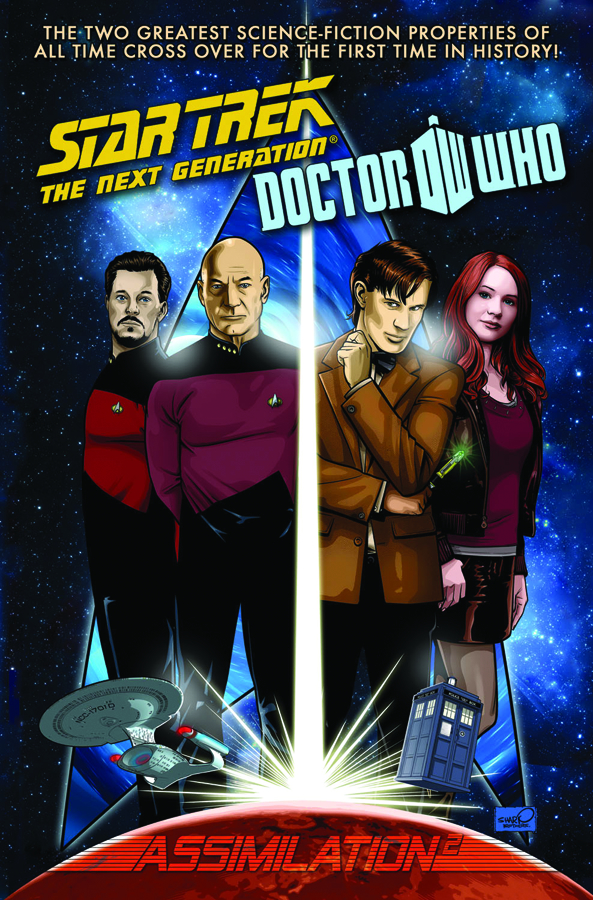 AUG130432 - STAR TREK TNG DOCTOR WHO ASSIMILATION COMPLETE HC - Previews  World