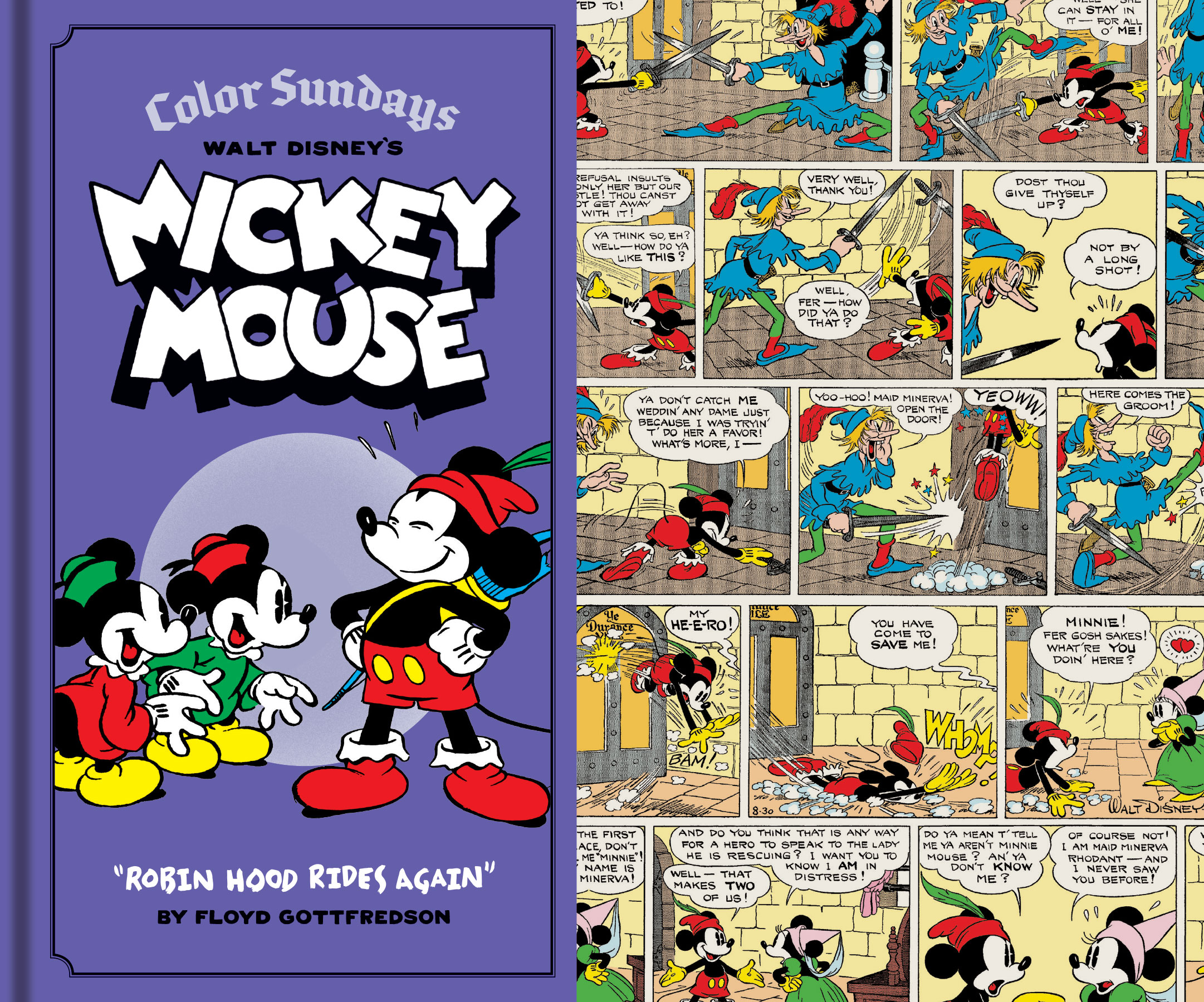 80's SUNDAY COMICS “Disney Mickey” Free
