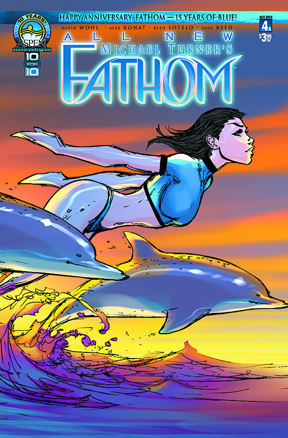 ALL NEW FATHOM #4 (OF 8) DIRECT MARKET MAIN COVERS