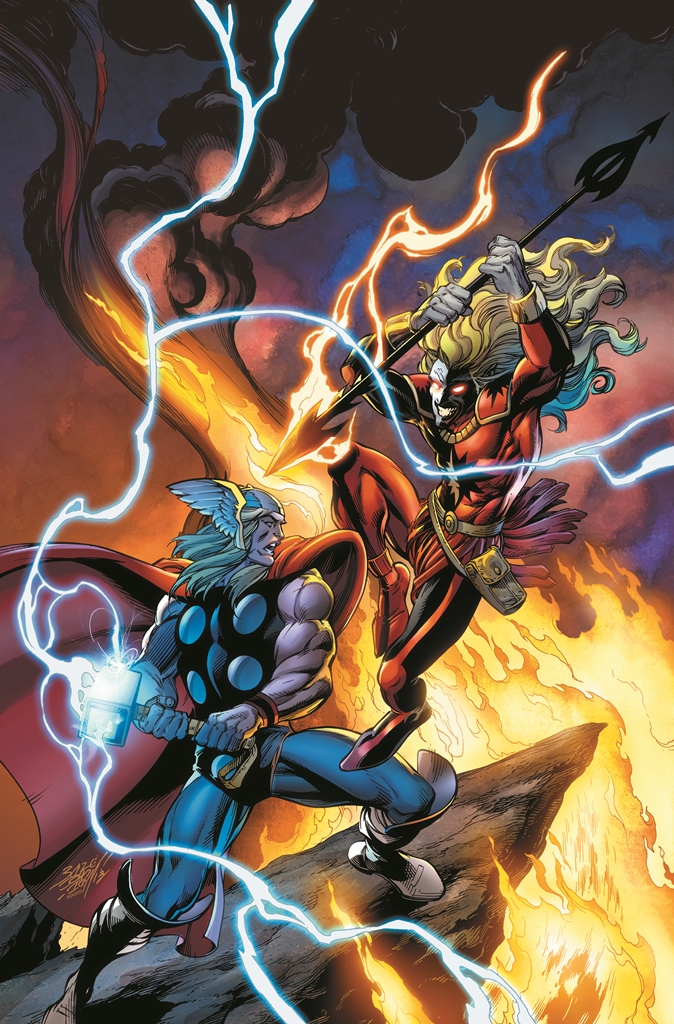 MIGHTY AVENGERS #2 THOR BATTLE BAGLEY VAR INF