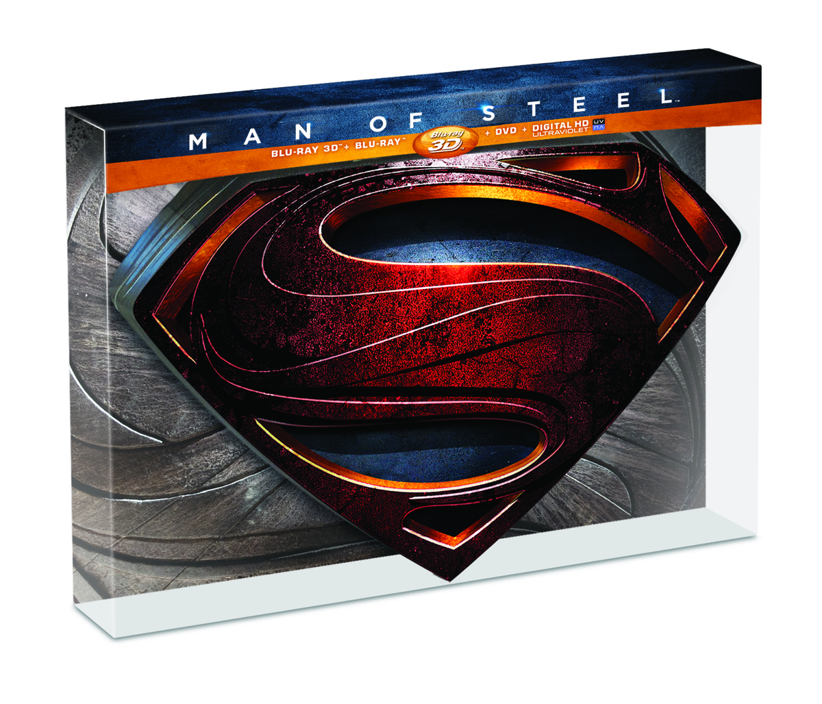 Steel edition. Человек из стали Blu ray коллекционное. Сталь Супермен. Blu ray 3d.