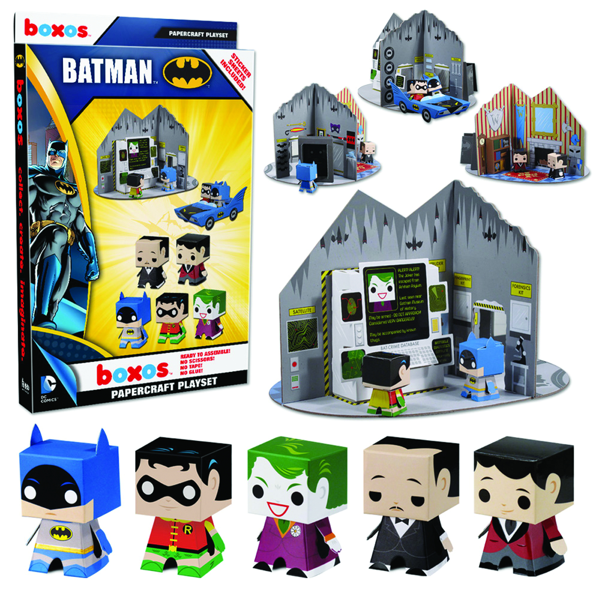 OCT132206 - BATMAN PAPERCRAFT ACTIVITY SET - Previews World