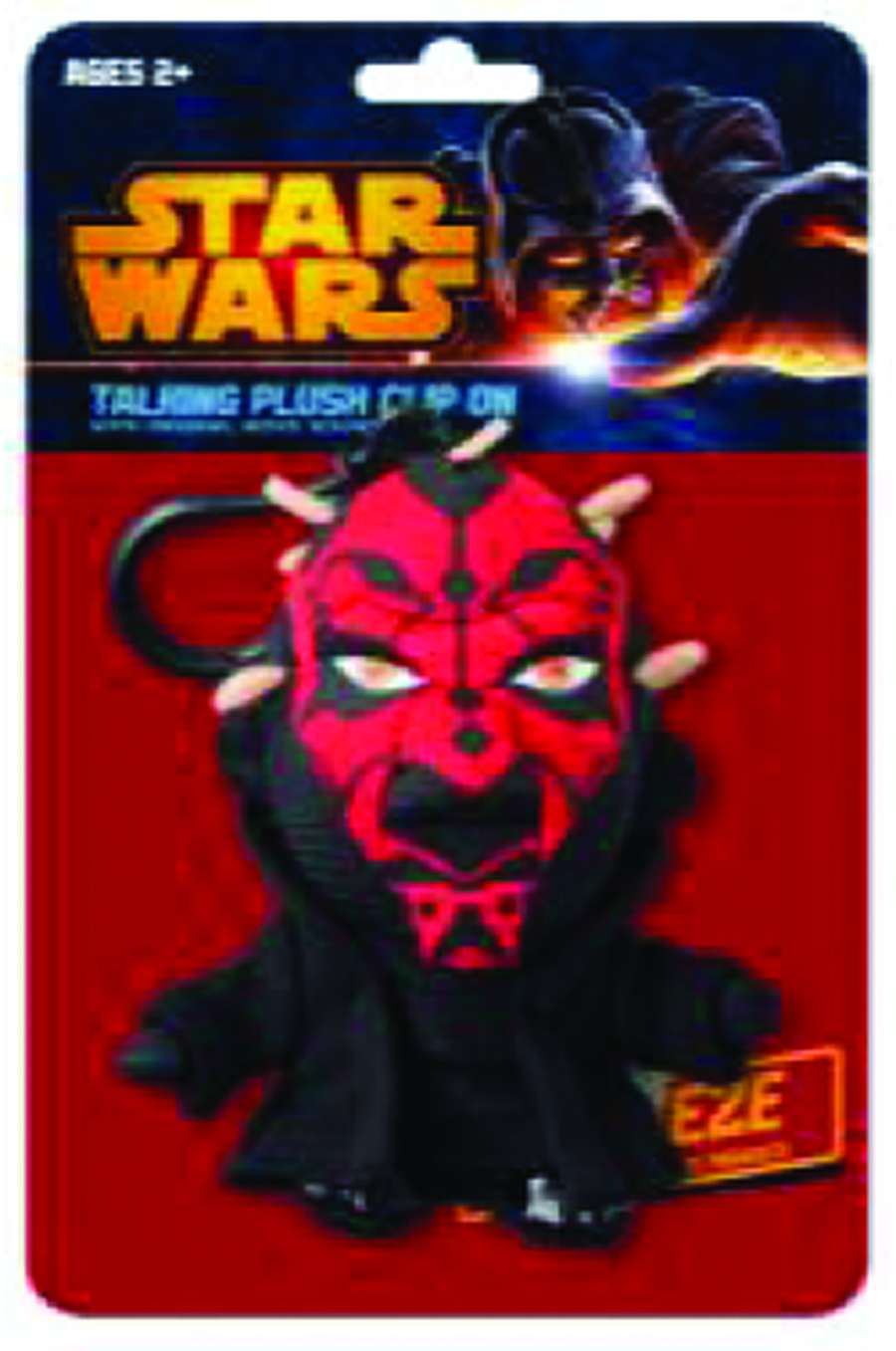 star wars talking plush clip on