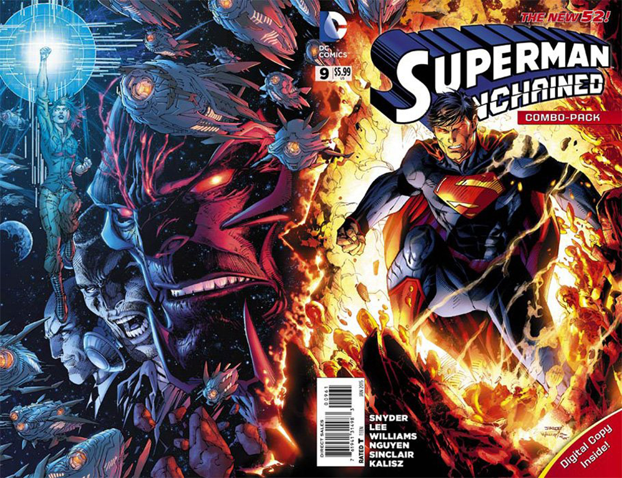 SUPERMAN UNCHAINED GRAPHIC NOVEL New Paperback Collects 9 Part Series 