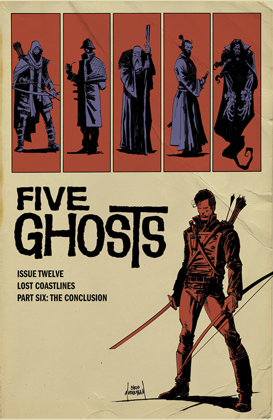Five ghosts