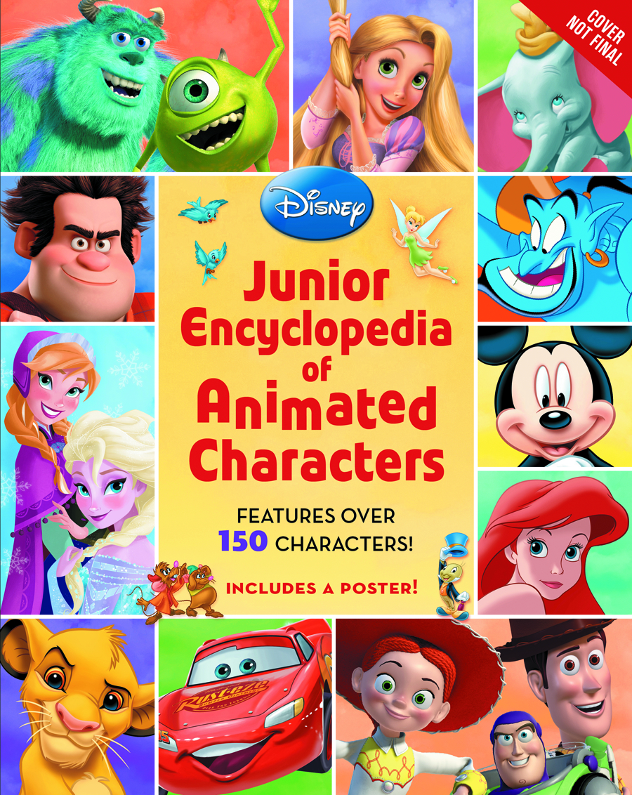 MAR141552 DISNEY JUNIOR ENCYCLOPEDIA ANIMATED CHARACTERS HC