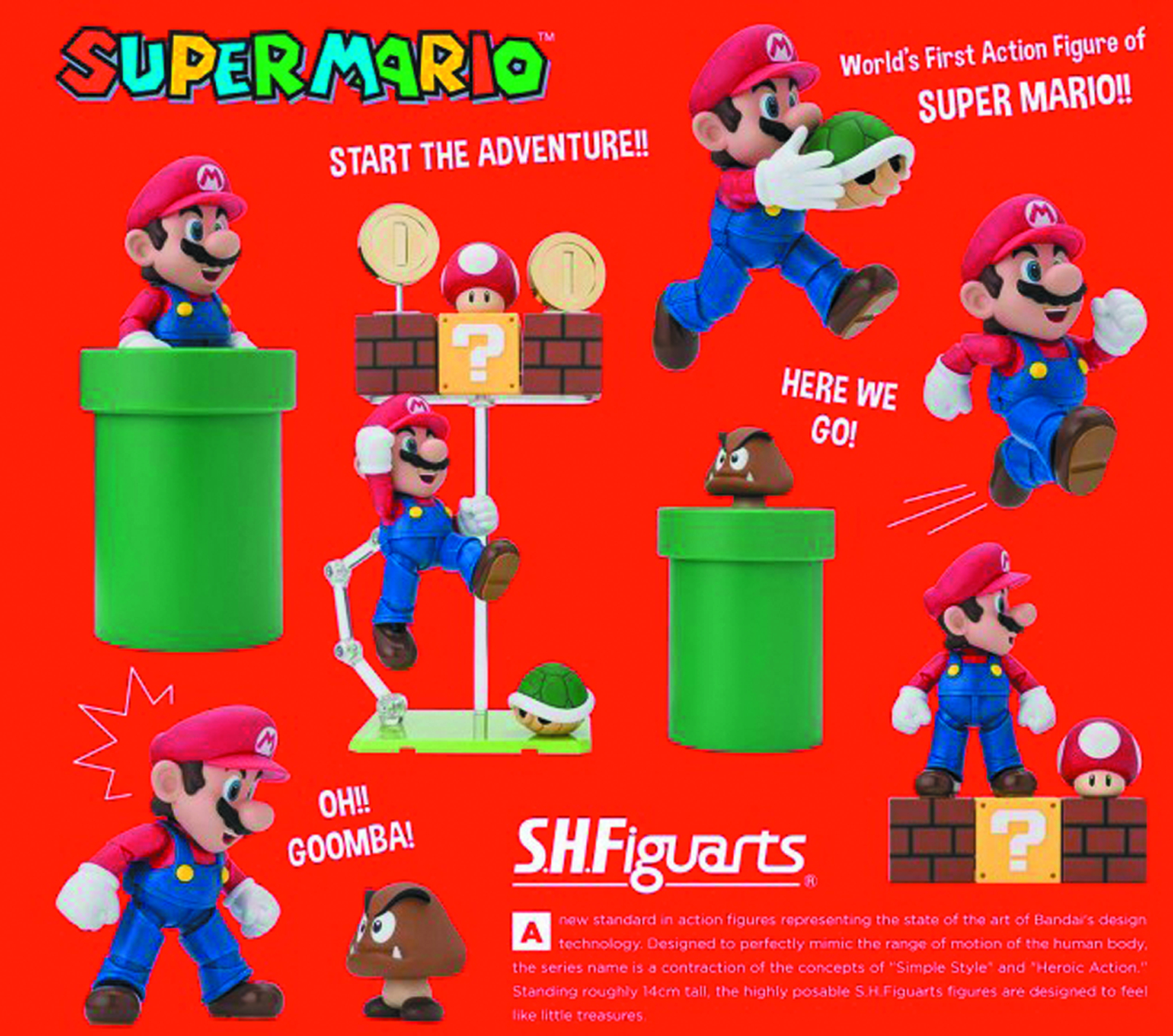 super mario diorama set