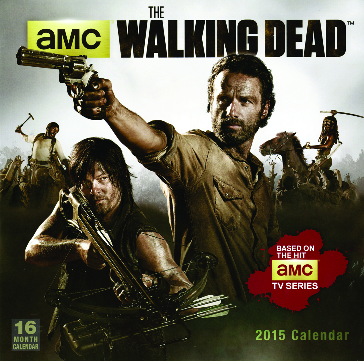 APR141596 - WALKING DEAD AMC 2015 16 MONTH WALL CAL - Previews World