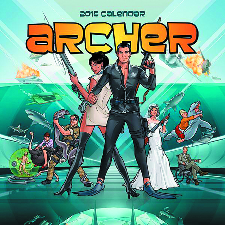 APR141598 ARCHER 2015 WALL CALENDAR Previews World