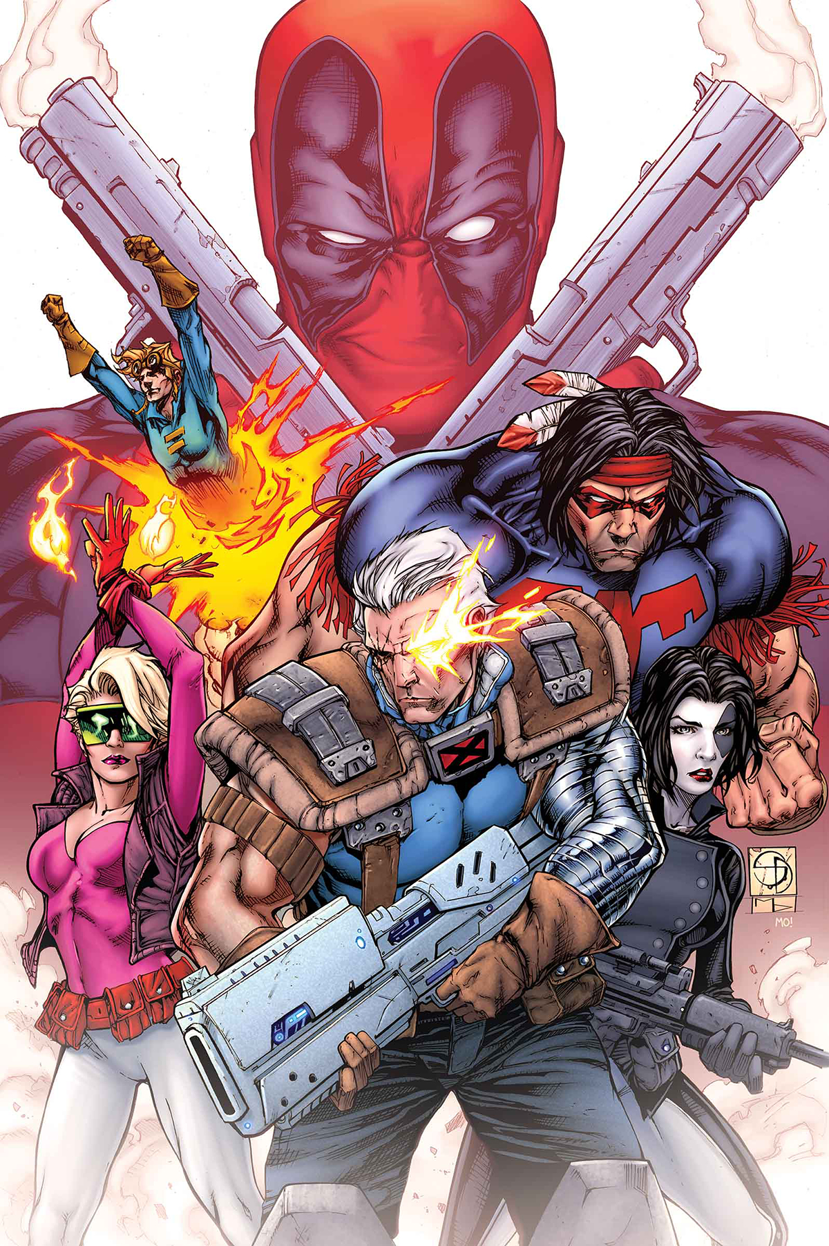 Deadpool vs X-Force #2 Marvel Comics vf/nm CB3040 