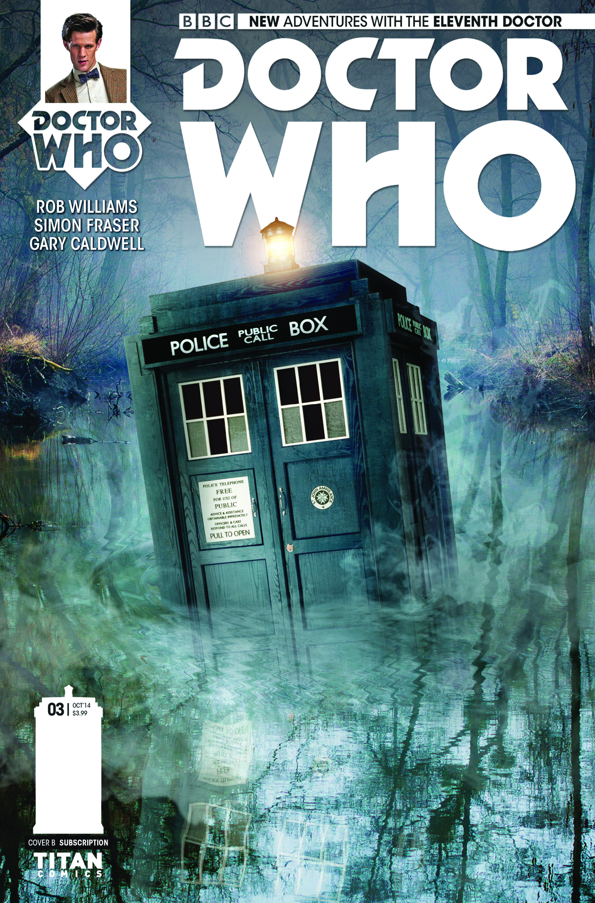 DOCTOR WHO 11TH #3 SUBSCRIPTION PHOTO