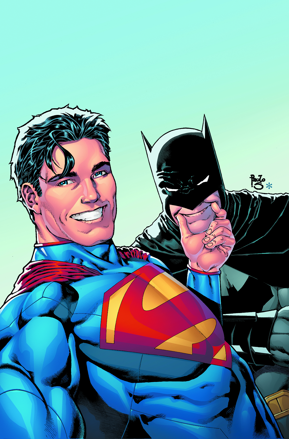 JUN140212 - BATMAN SUPERMAN #14 DCU SELFIE VAR ED - Previews World