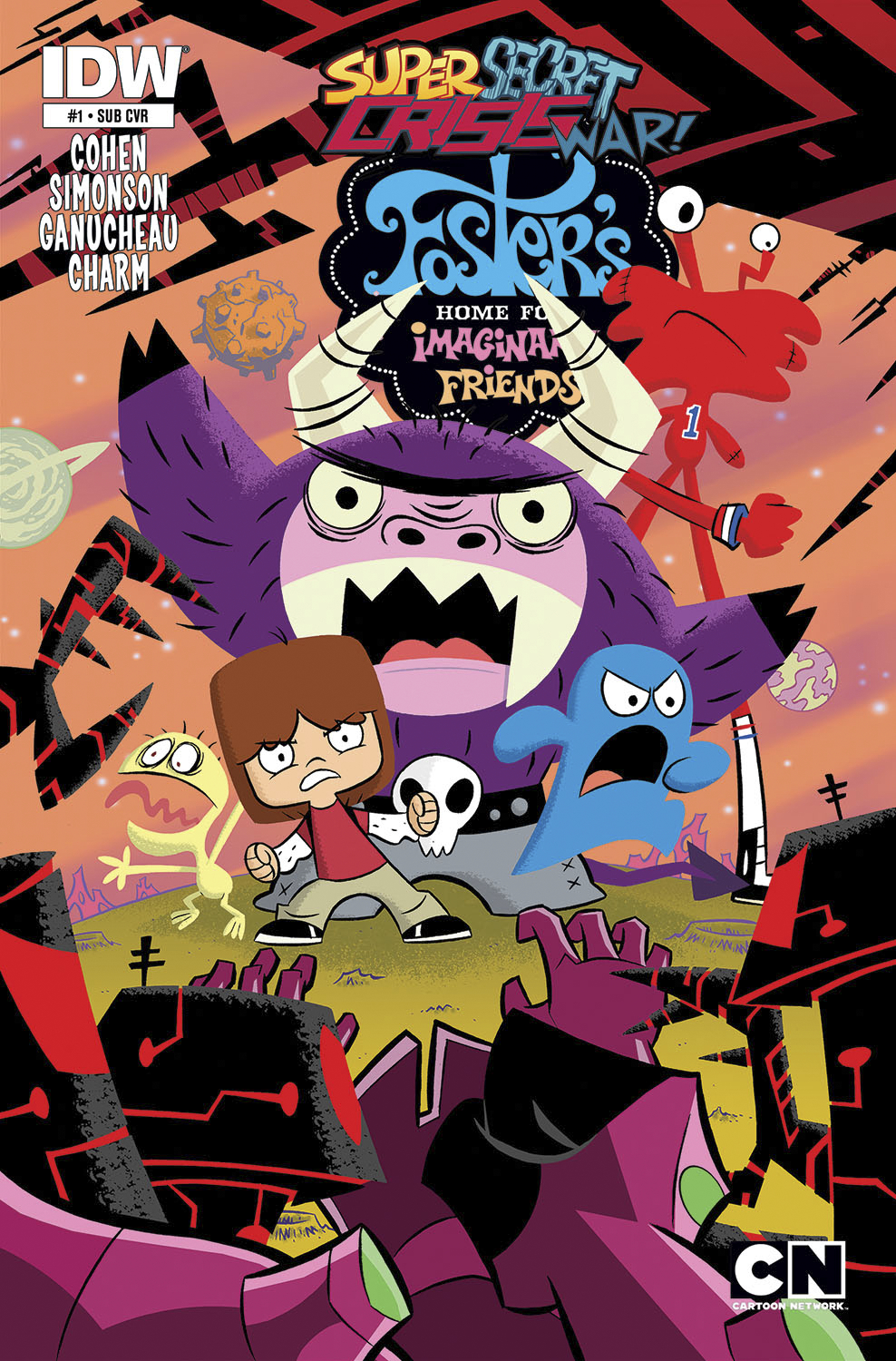 SSCW FOSTERS HOME FOR IMAGINARY FRIENDS #1 SUBSCRIPTION VAR
