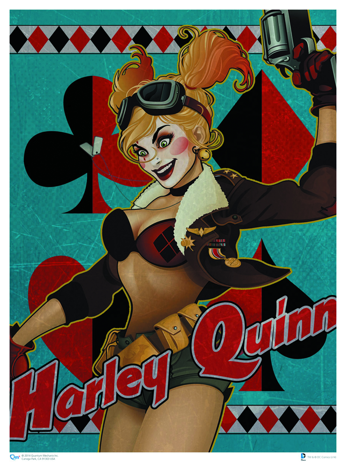 harley quinn art print