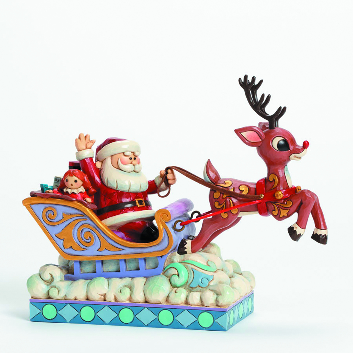 Rudolph traditions rudolph & santa.