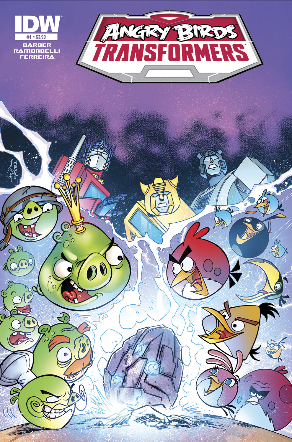 SEP140395 - ANGRY BIRDS TRANSFORMERS #1 (OF 4) - Previews World