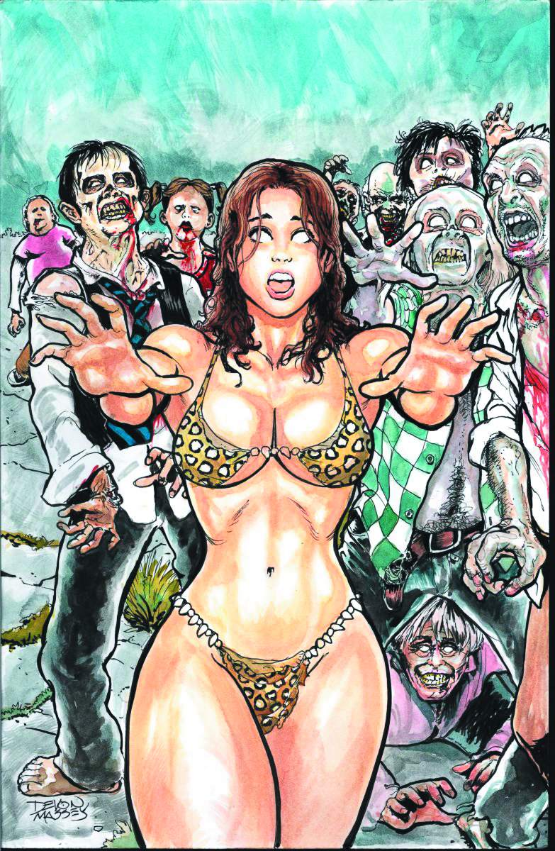 CAVEWOMAN ZOMBIE SITUATION #1 CVR A