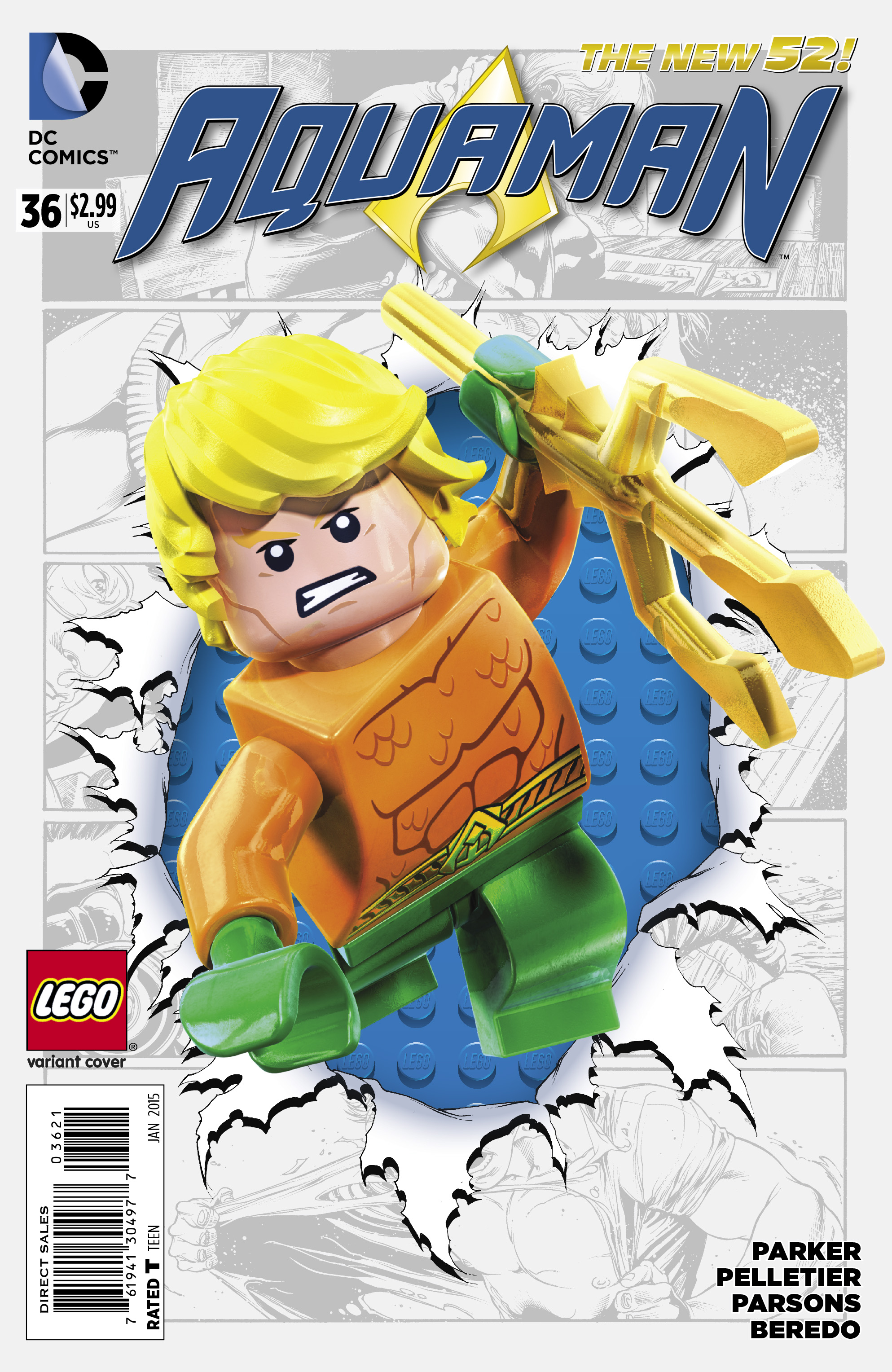AQUAMAN #36 LEGO VAR ED