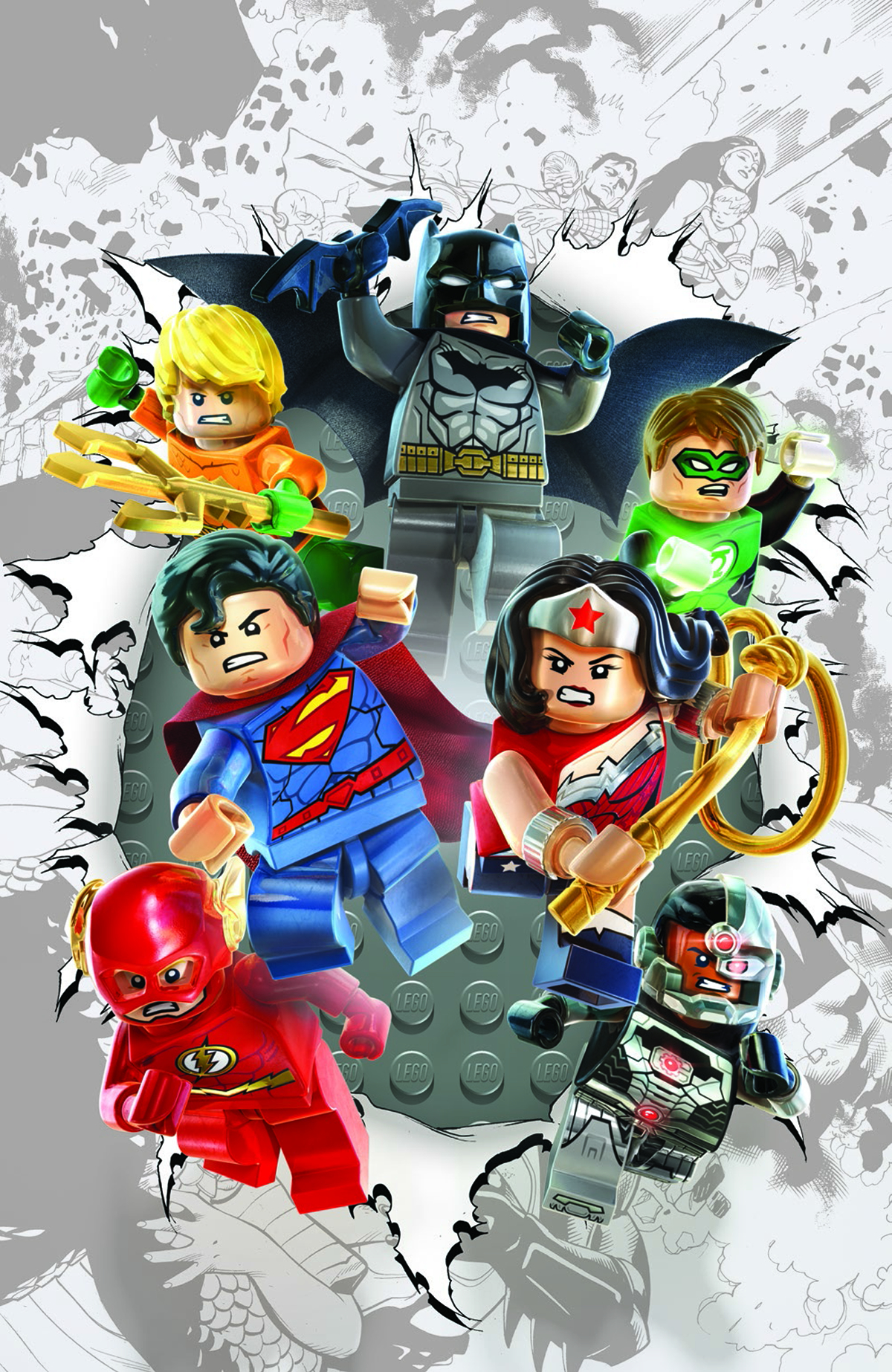 JUSTICE LEAGUE #36 LEGO VAR ED