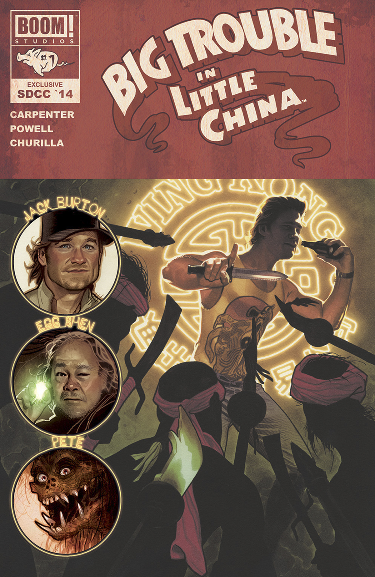 BIG TROUBLE IN LITTLE CHINA #1 SDCC EXC VAR