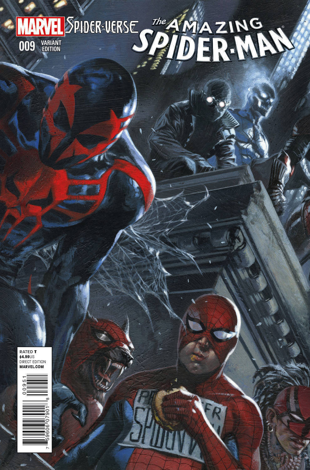 SEP140824 - AMAZING SPIDER-MAN #9 DELLOTTO VAR SV - Previews World