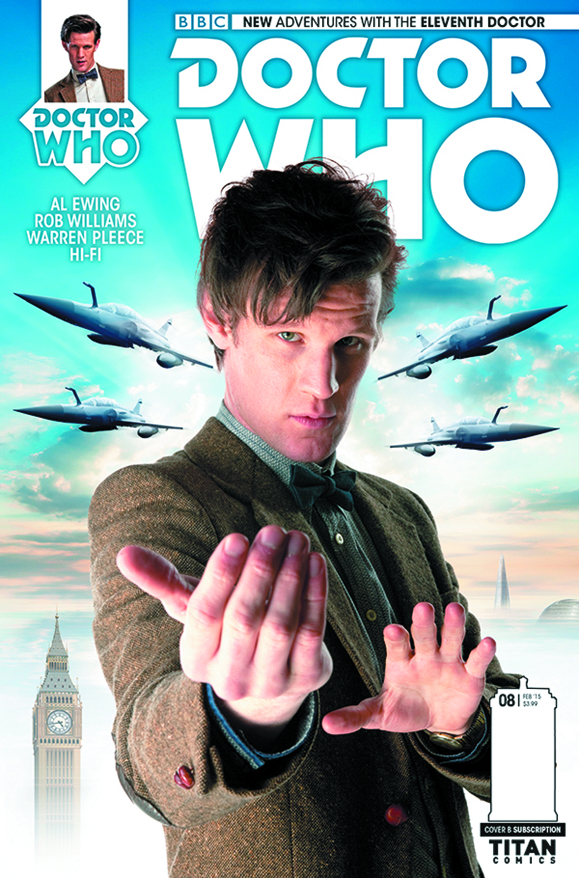 DOCTOR WHO 11TH #8 SUBSCRIPTION PHOTO