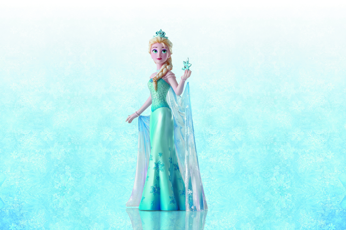 OCT142590 - DISNEY SHOWCASE ELSA COUTURE DE FORCE FIG - Previews World
