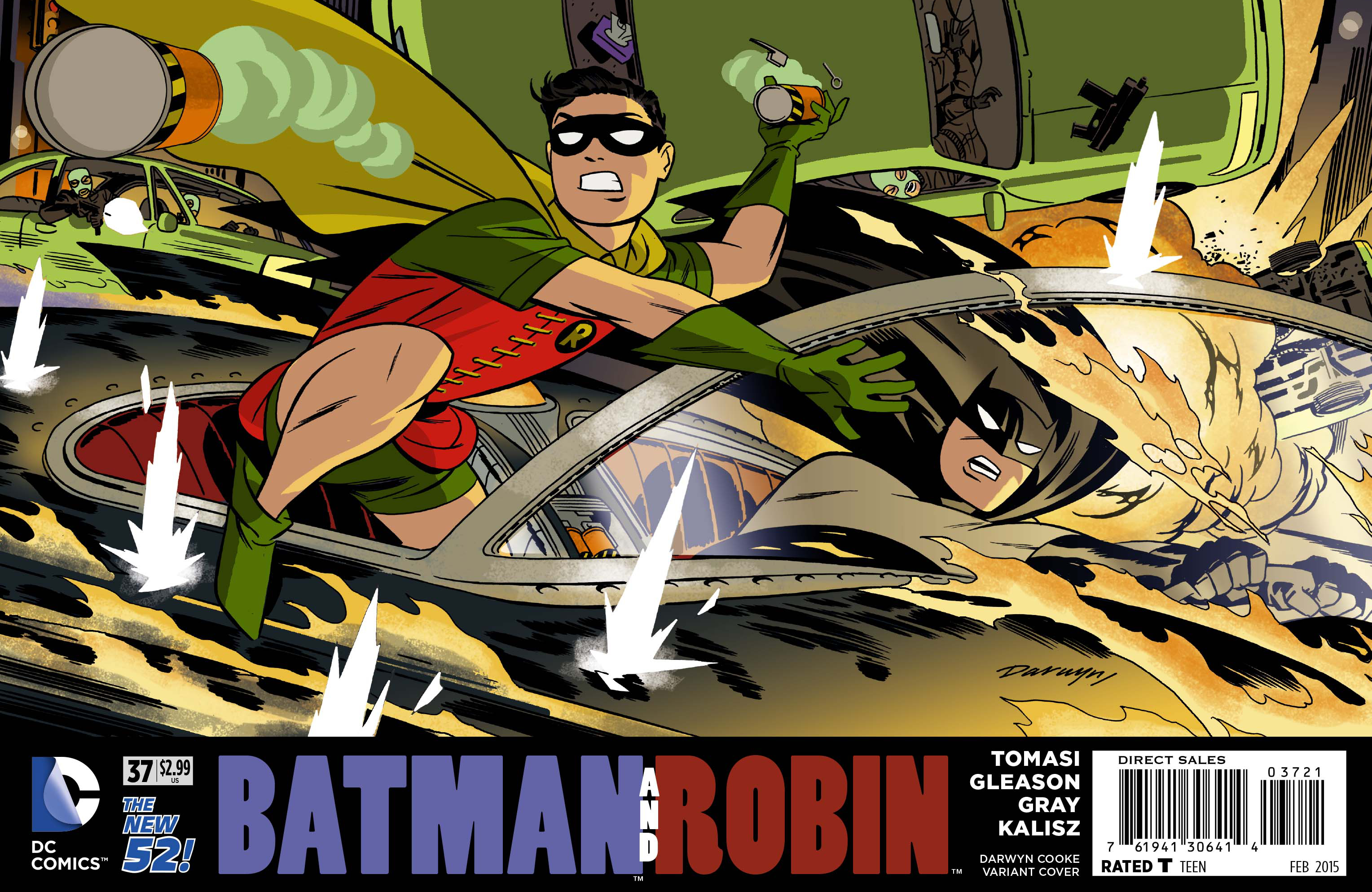 BATMAN AND ROBIN #37 DARWYN COOKE VAR ED (ROBIN RISES)