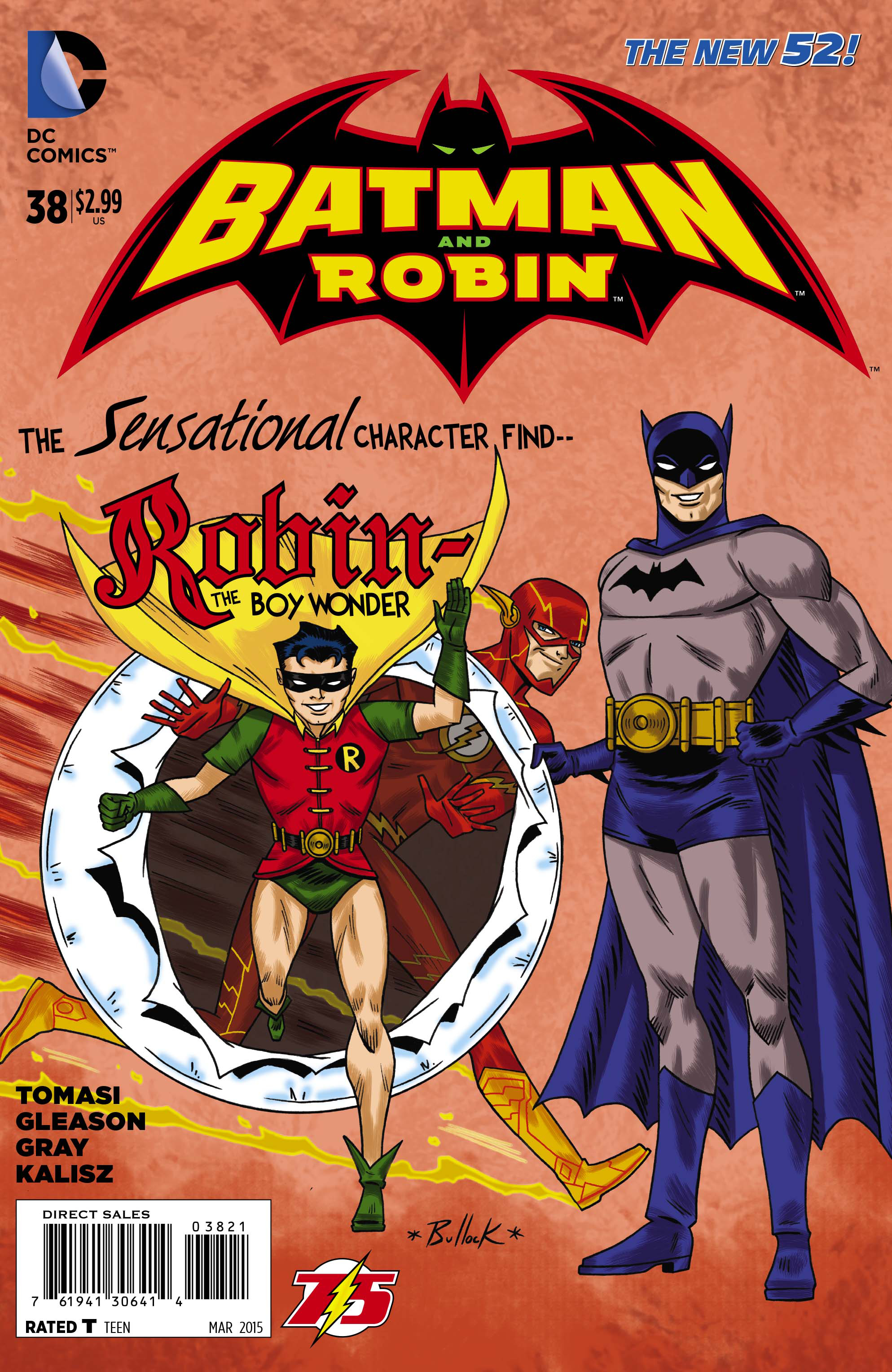 NOV140250 - BATMAN AND ROBIN #38 FLASH 75 VAR ED - Previews World