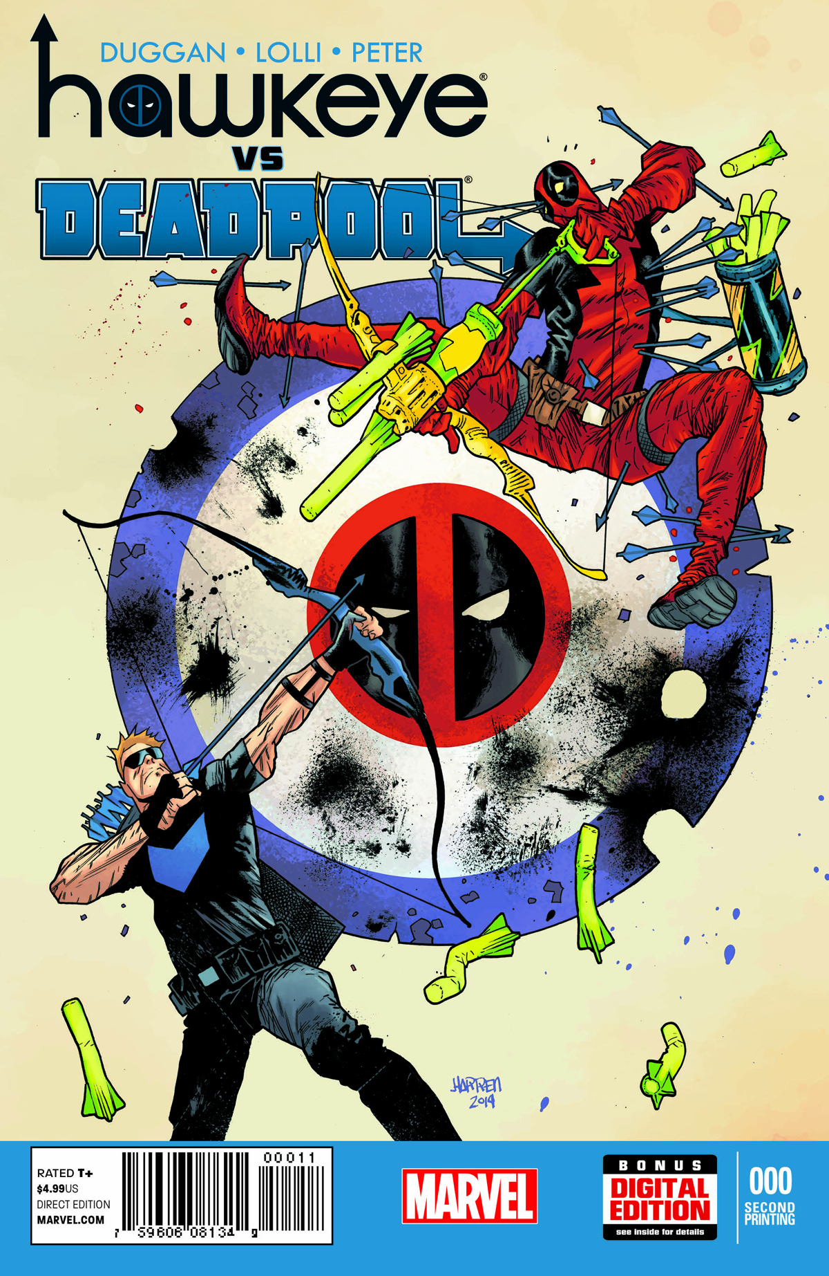 AUG148302 - HAWKEYE VS DEADPOOL #0 (OF 4) 2ND PTG HARREN VAR