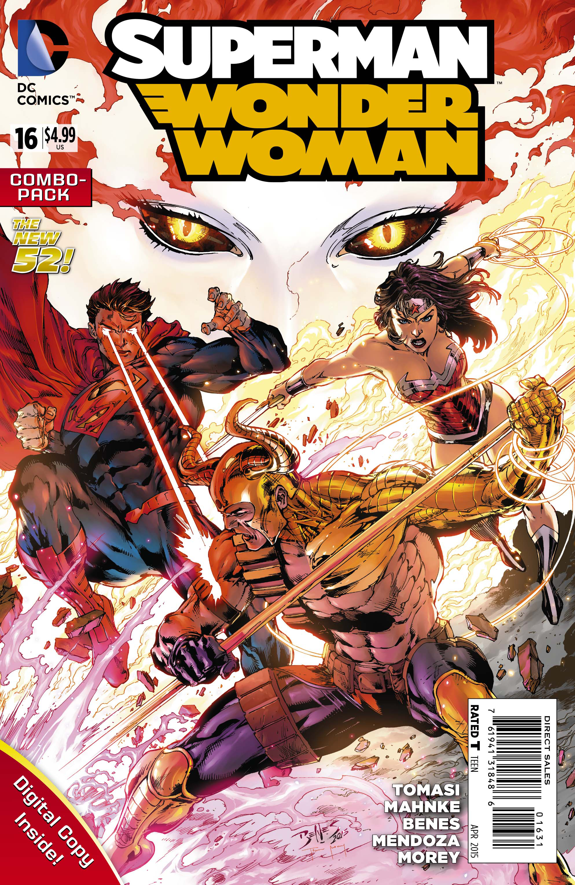 SUPERMAN WONDER WOMAN #16 COMBO PACK