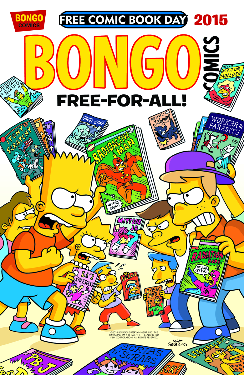 FCBD 2015 BONGO COMICS FREE-FOR-ALL