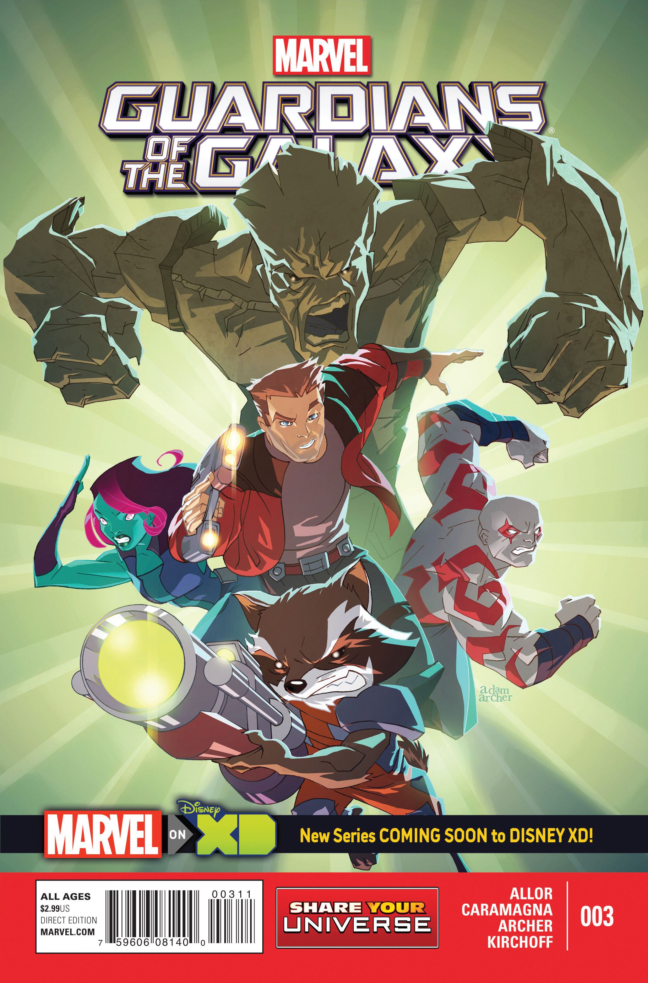 MARVEL UNIVERSE GUARDIANS OF GALAXY #3 (OF 4)