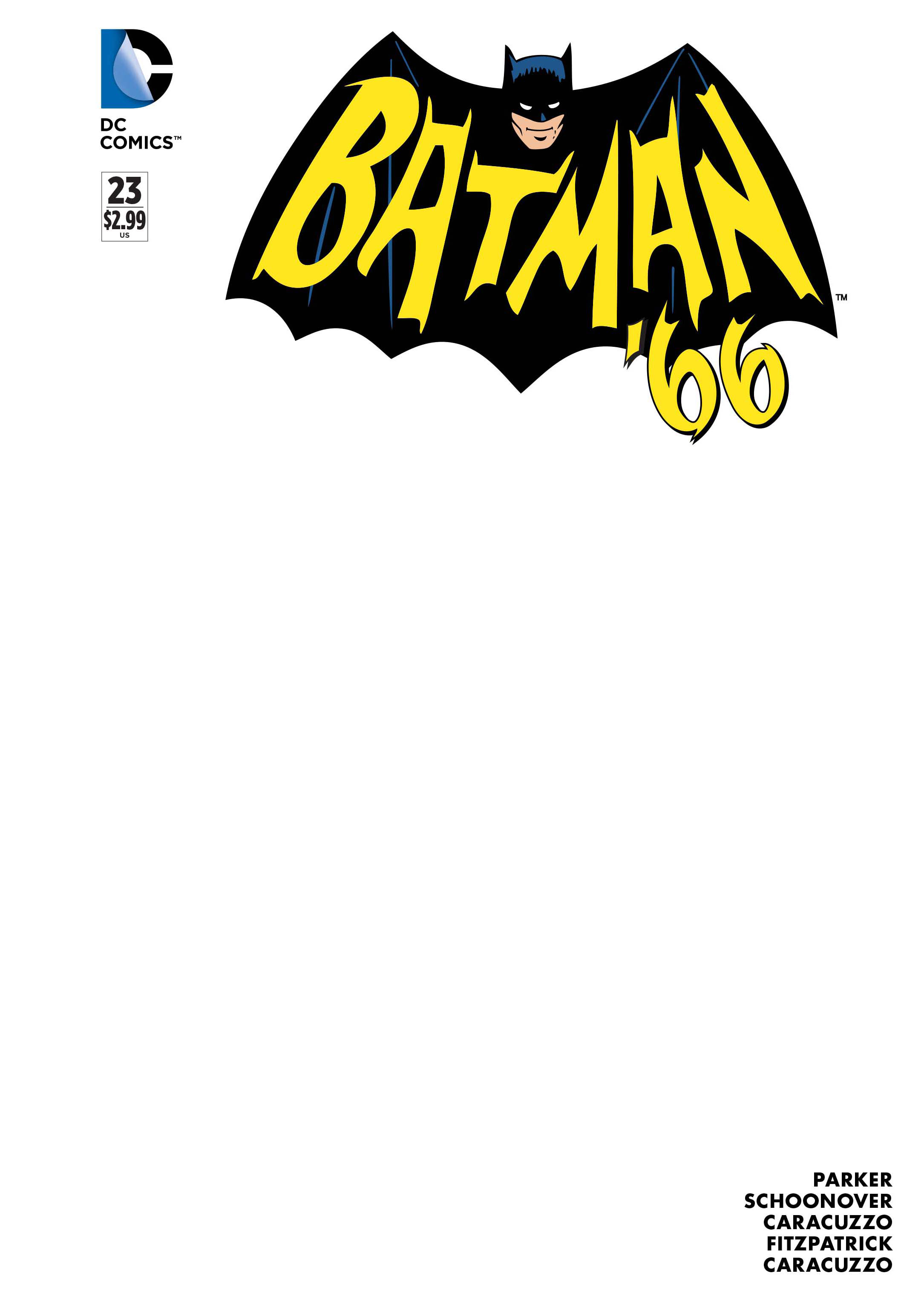 MAR150256 - BATMAN 66 #23 BLANK VAR ED - Previews World