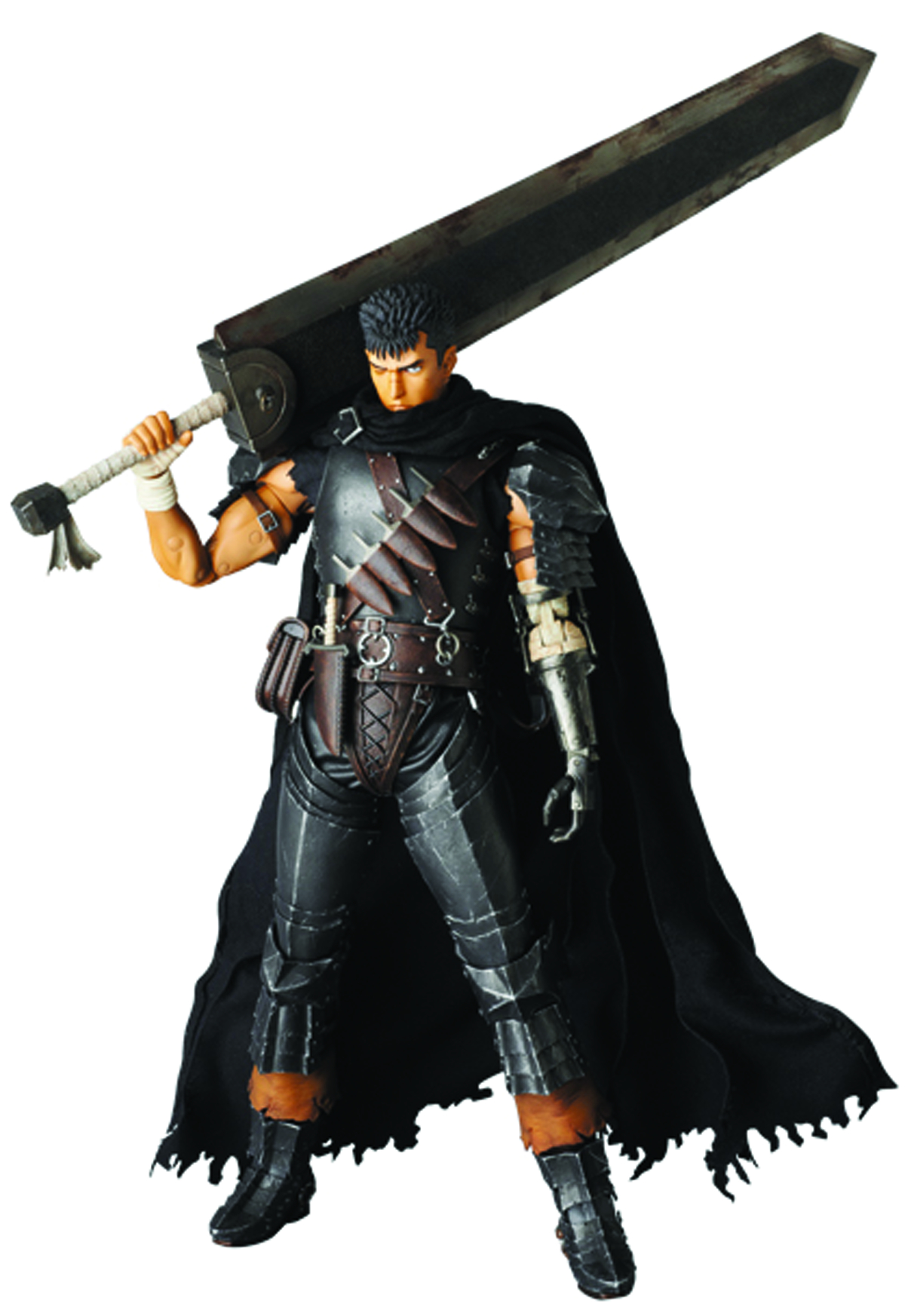 DEC148325 - BERSERK GUTS RAH BLACK SWORDSMAN VER - Previews World