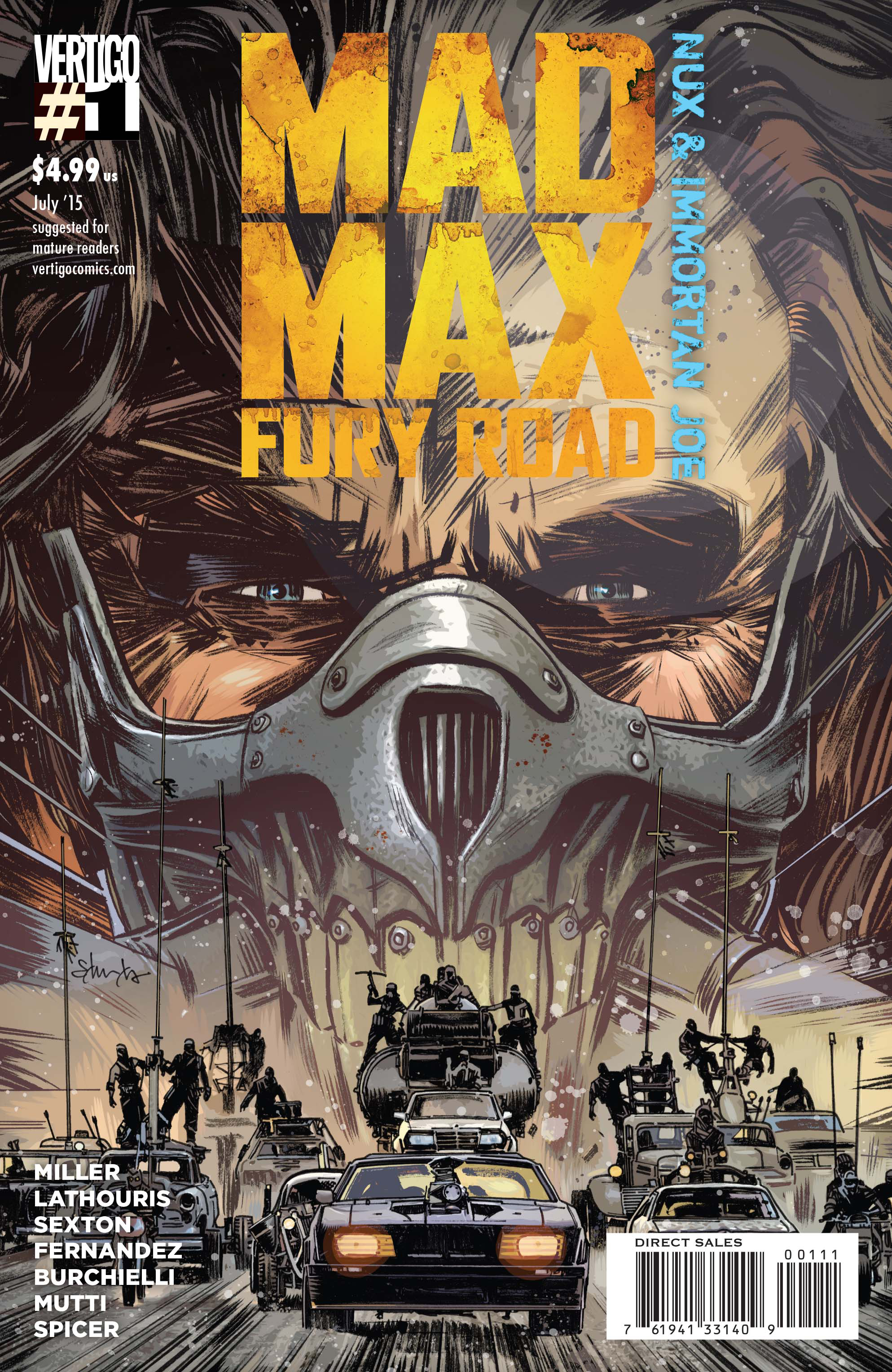 MAD MAX FURY ROAD NUX & IMMORTAN JOE #1 (MR)