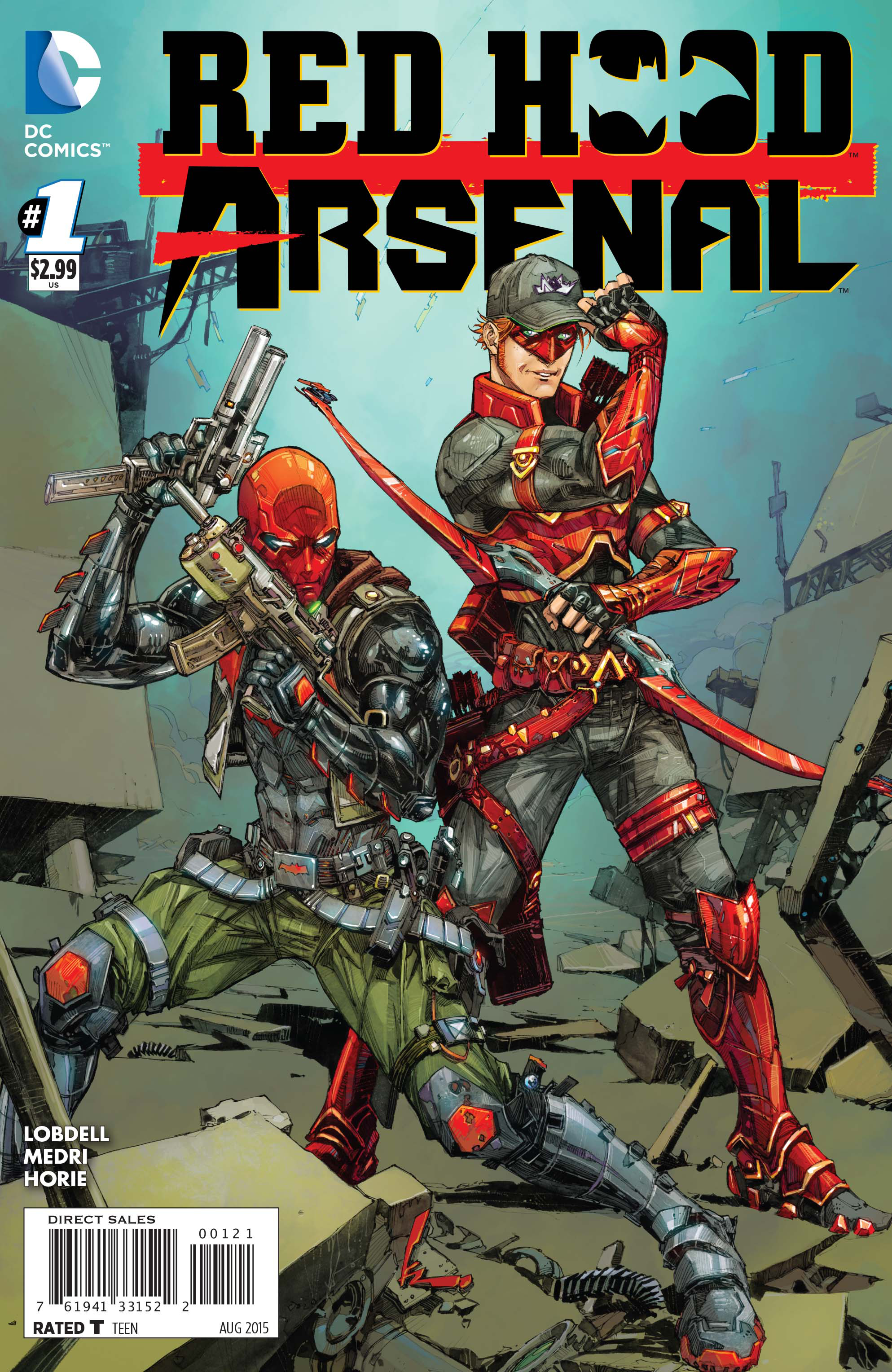 2016 1ST PRINTING BAGGED & BOARDED DC COMICS RED HOOD ARSENAL #8 CVR A