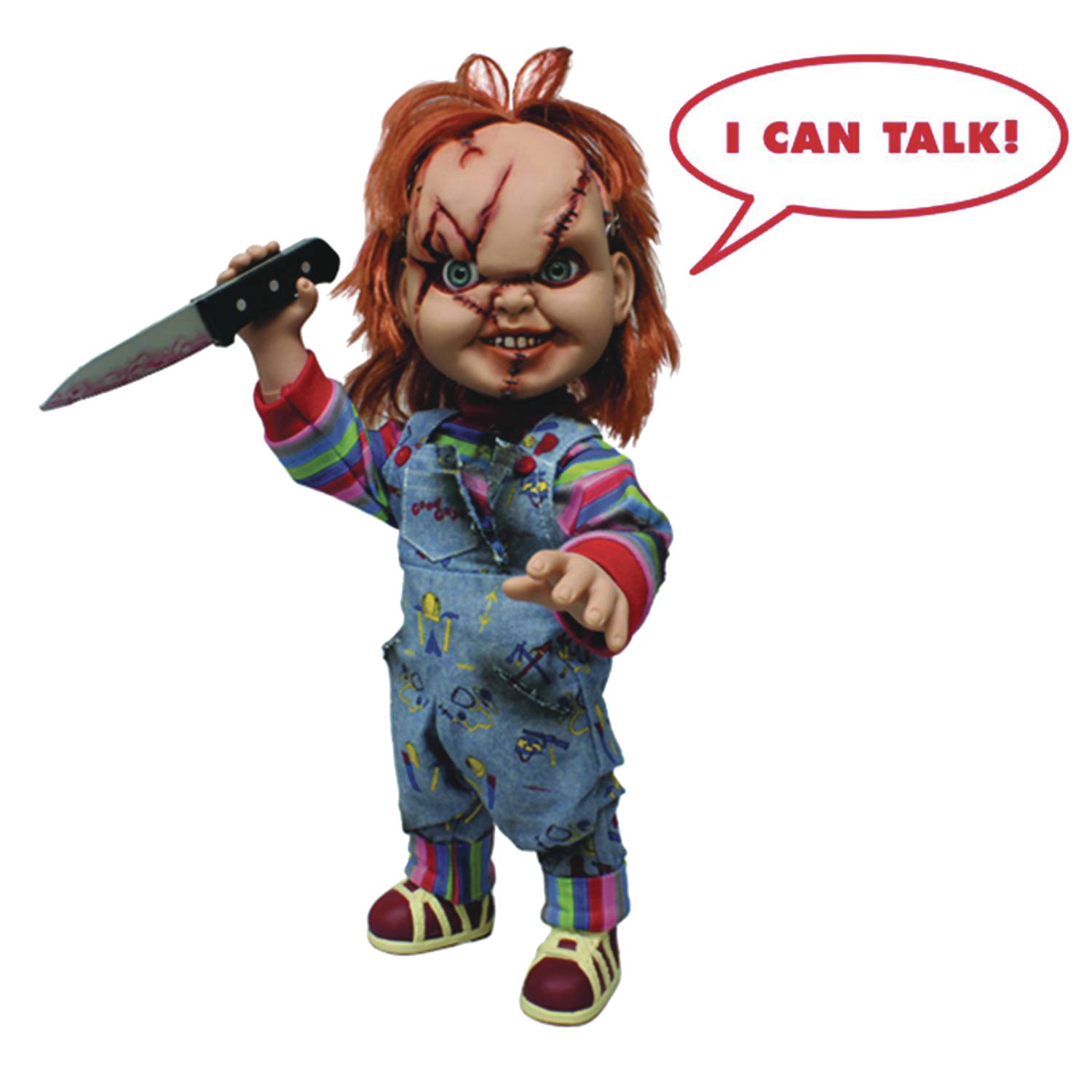 CHILDS PLAY TALKING CHUCKY 15IN MEGA SCALE FIG