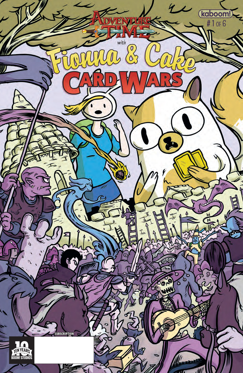 Adventure time card wars comic