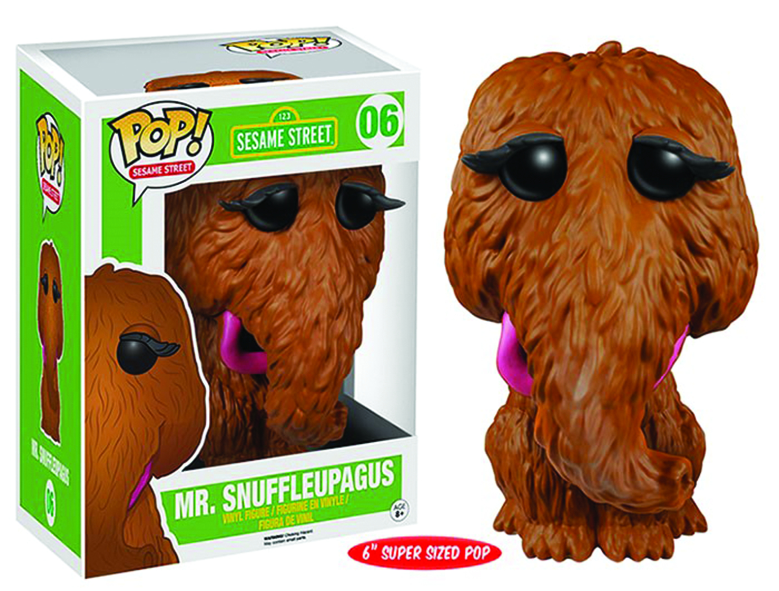 snuffleupagus funko pop flocked