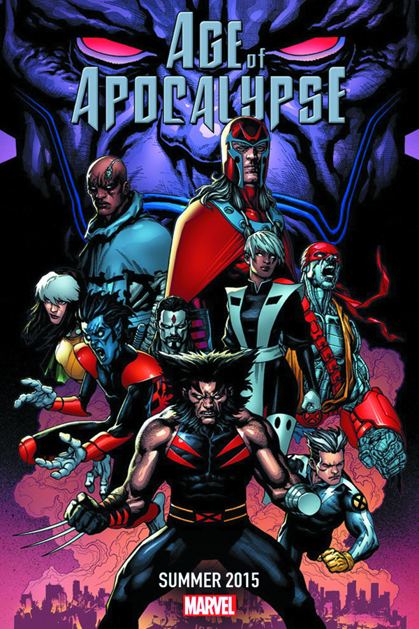 DF AGE OF APOCALYPSE #1 BLOOD RED NICIEZA SGN