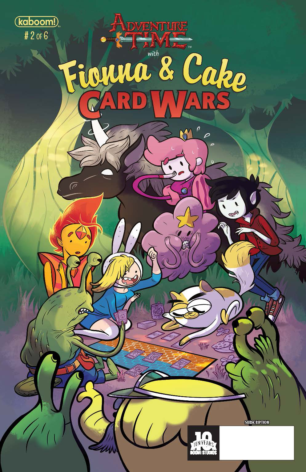 Adventure time card wars comic